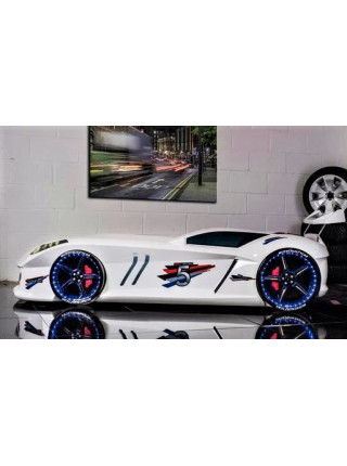 Ліжко машина Ягуар Speedy boy, біле Туреччина Ліжко машина Ягуар Speedy boy, біле Туреччина